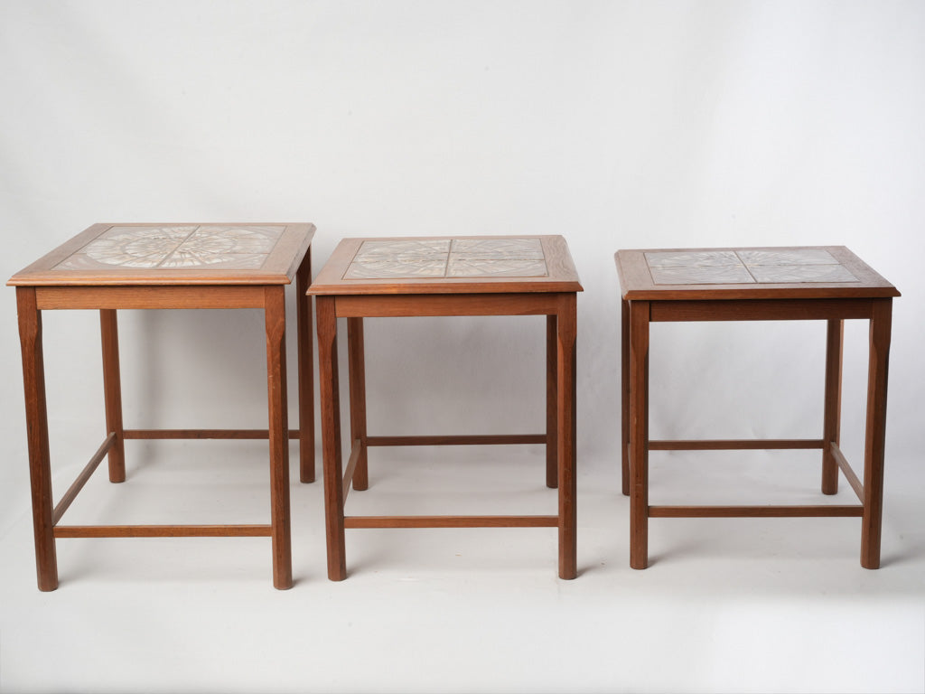 1960s elegant style nesting tables
