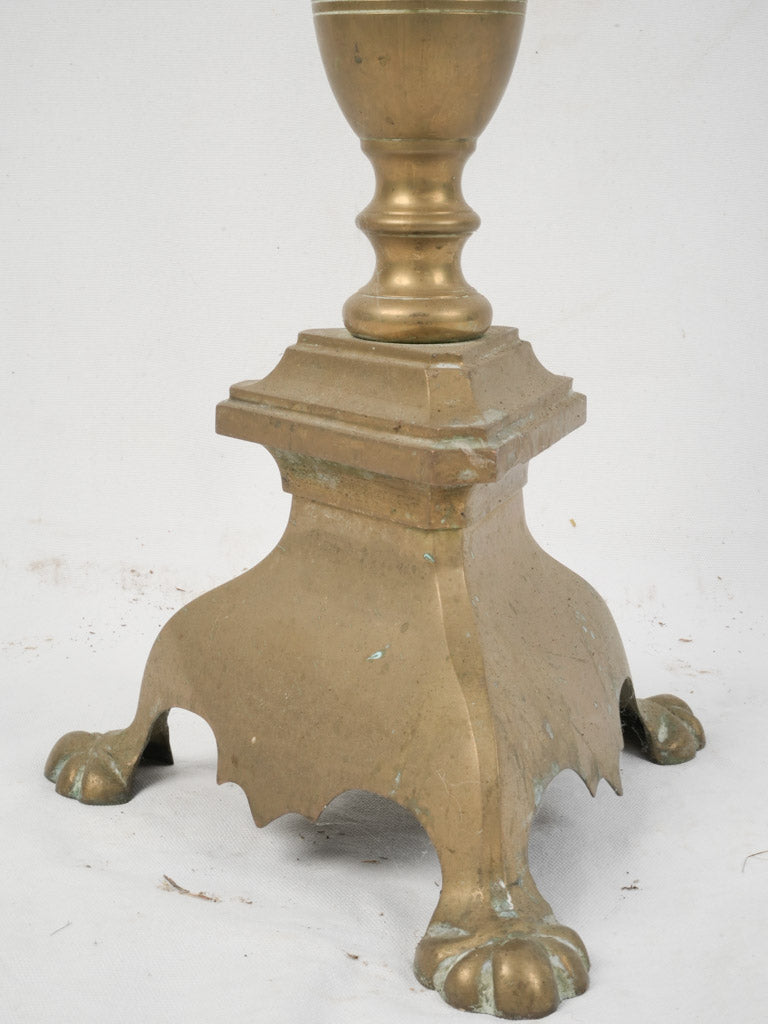 Historical French ceremonial candle holder