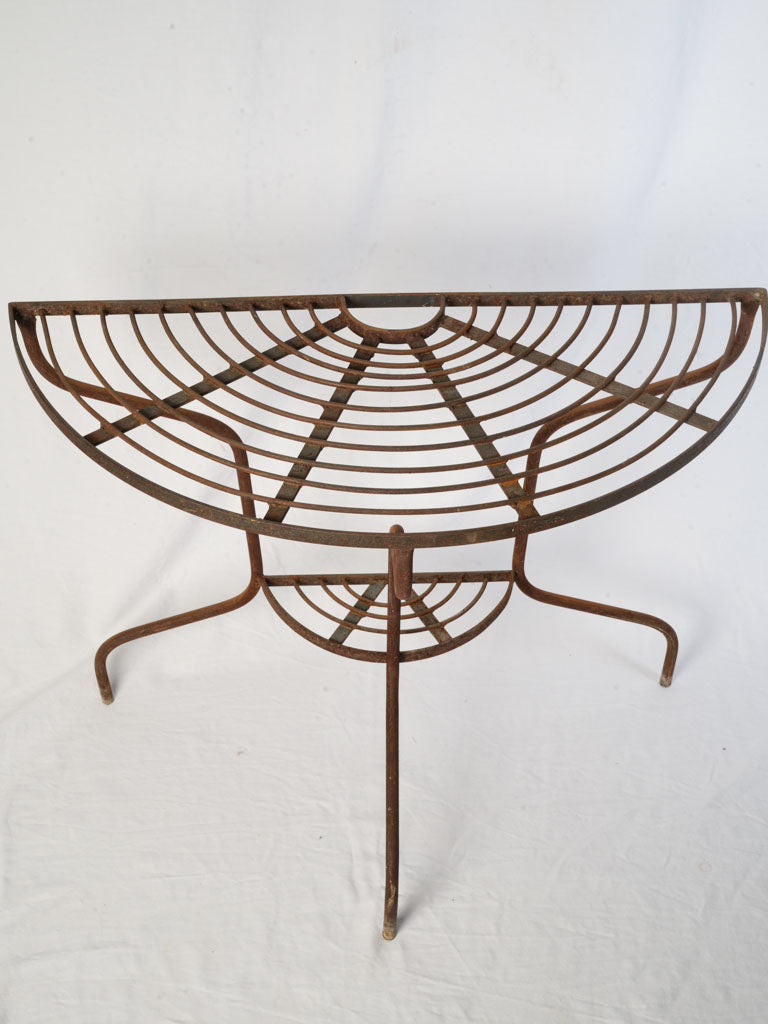 Petite shelf iron plant stand