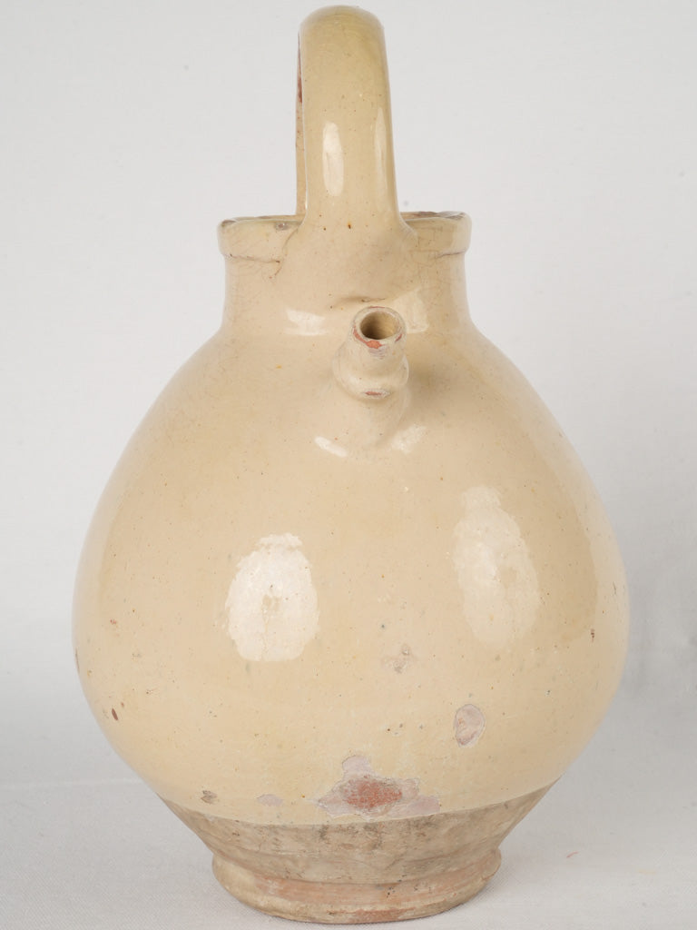 Historic French pottery water cruche