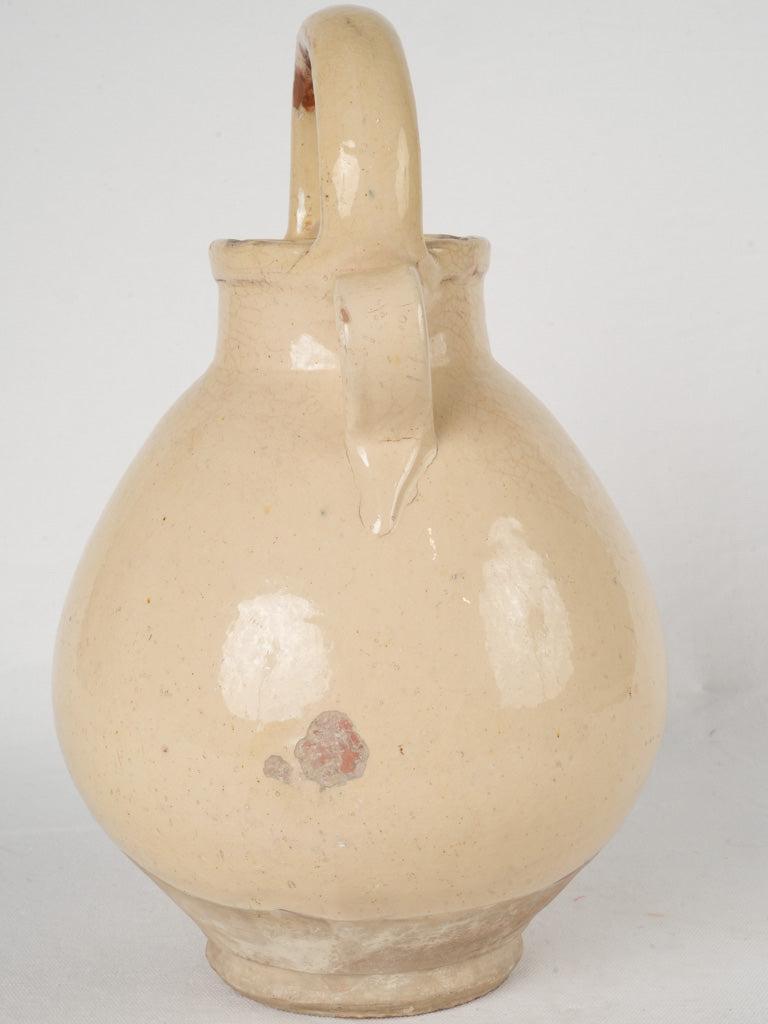 Authentic aged Provencal terracotta pitcher
