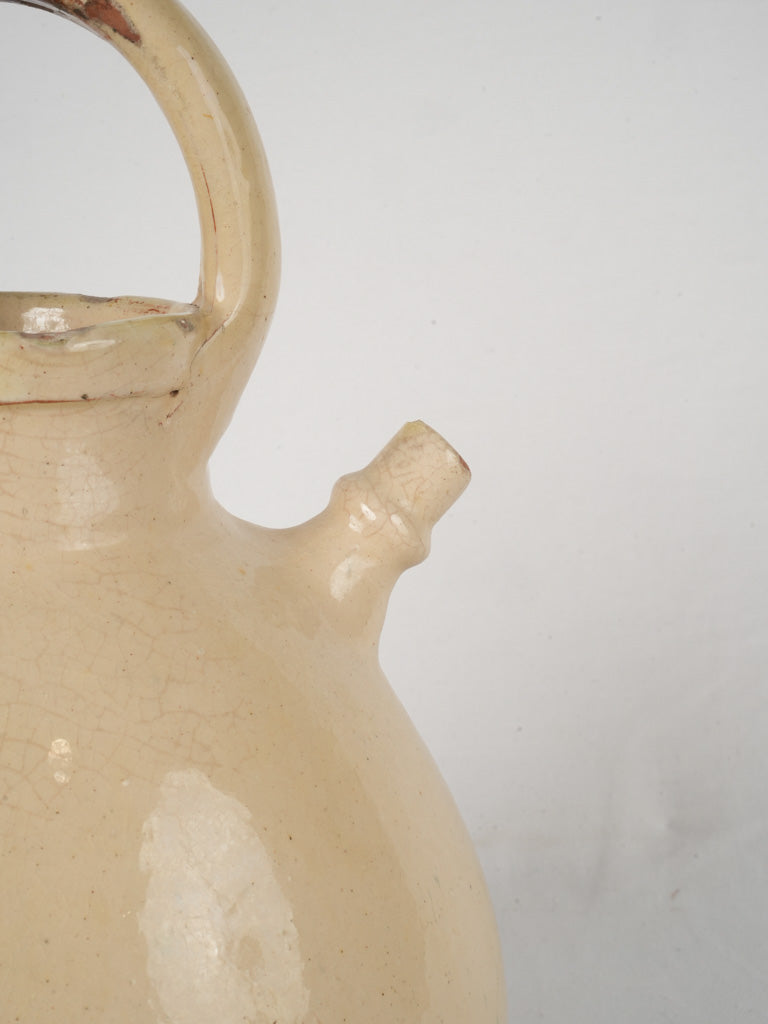 French artisan ceramic water cruche