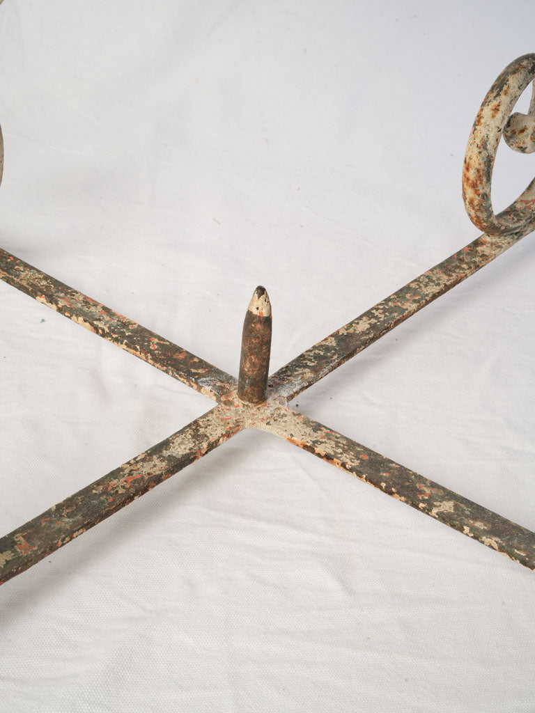 Historic iron terrace table