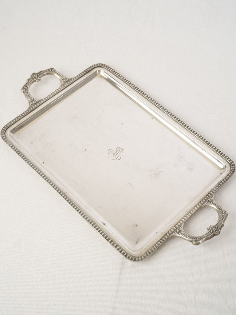 Timeless silver display piece
