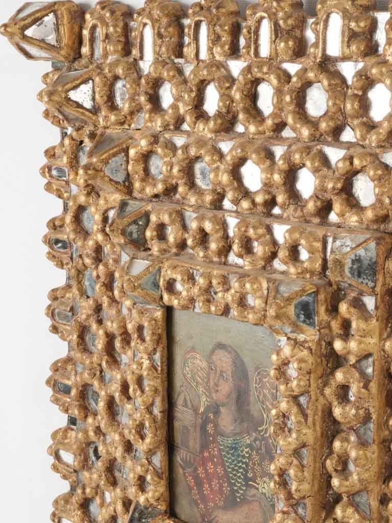 Baroque Peruvian Cuzco School angelic masterpiece