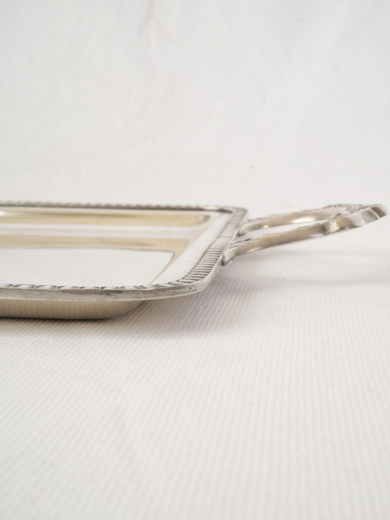 Engraved decorative serving piece