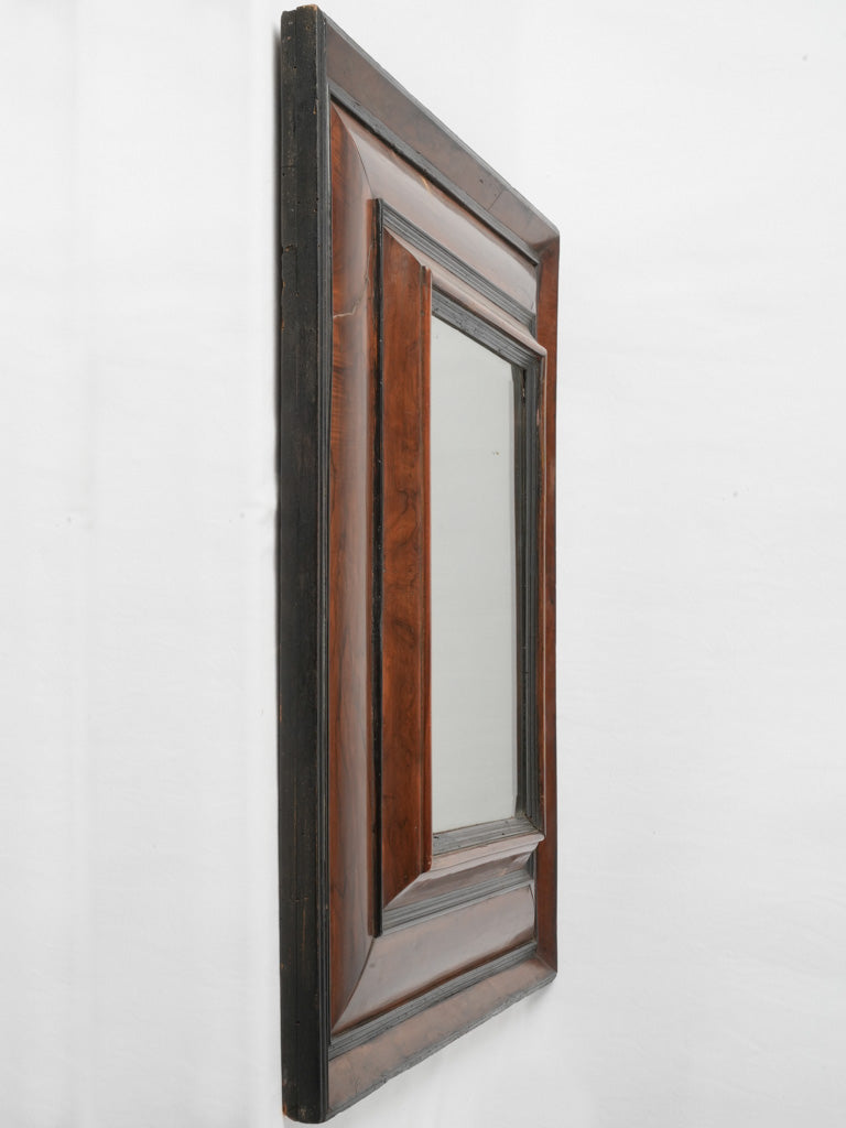 Distinctive Italian beveled glass wall mirror