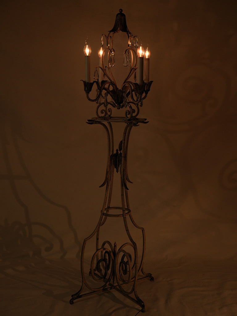 Theatrical silhouette vintage lamp