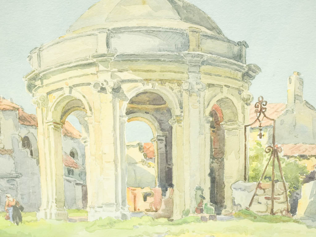 Historic French painting southern landscape