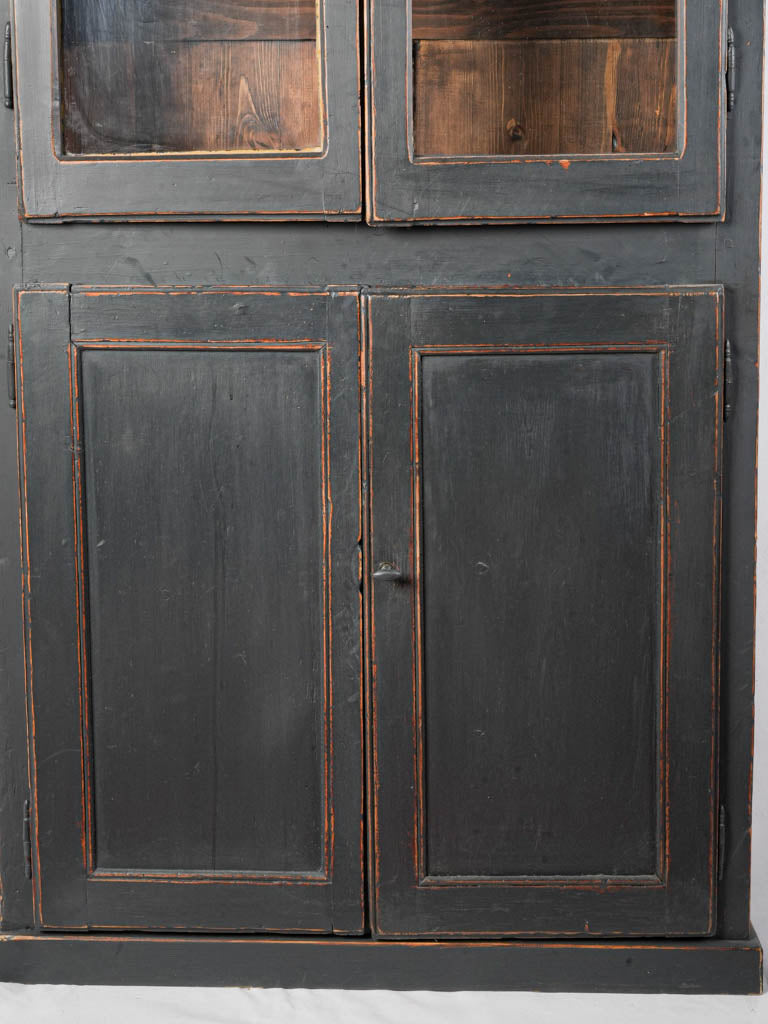 Stylish black finish cabinet