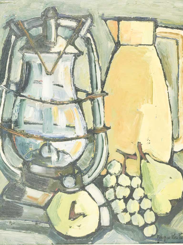 Elegant oil on canvas artwork