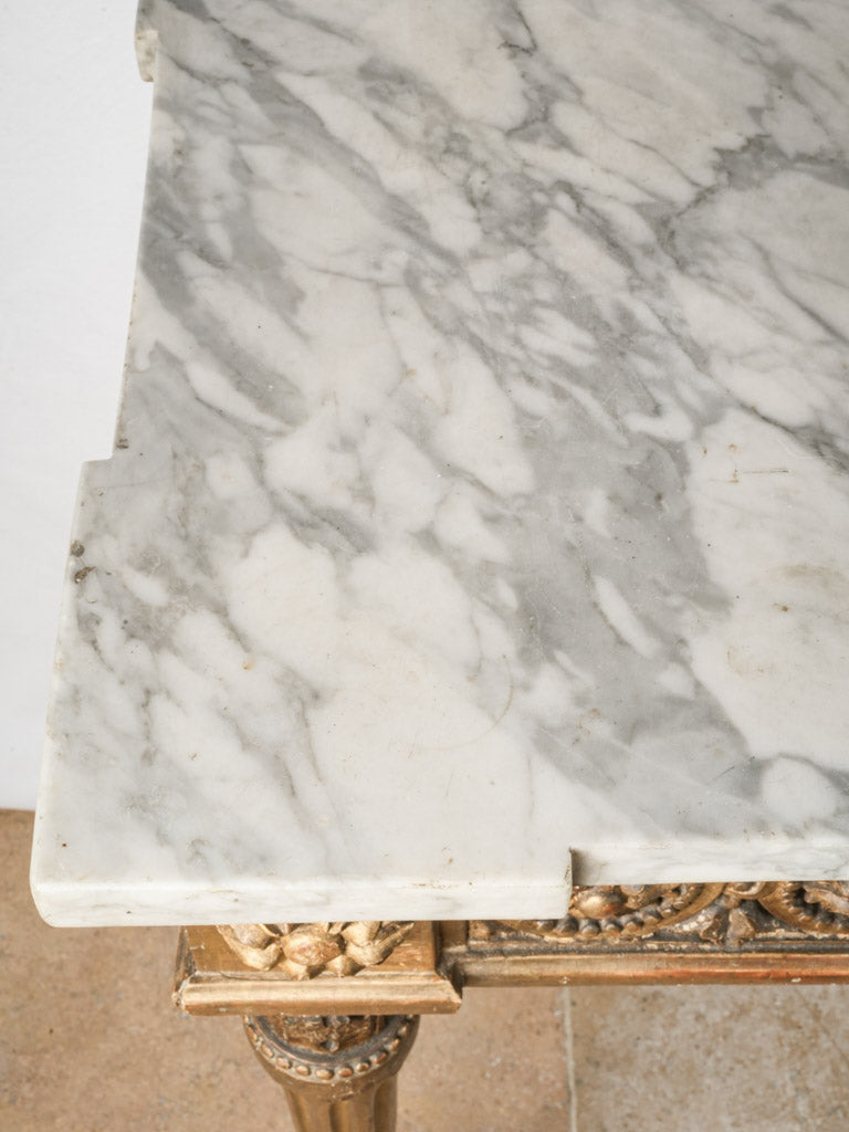 Acanthus leaf motif Louis XVI table