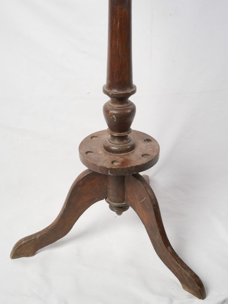 Decorative mahogany billiard stand