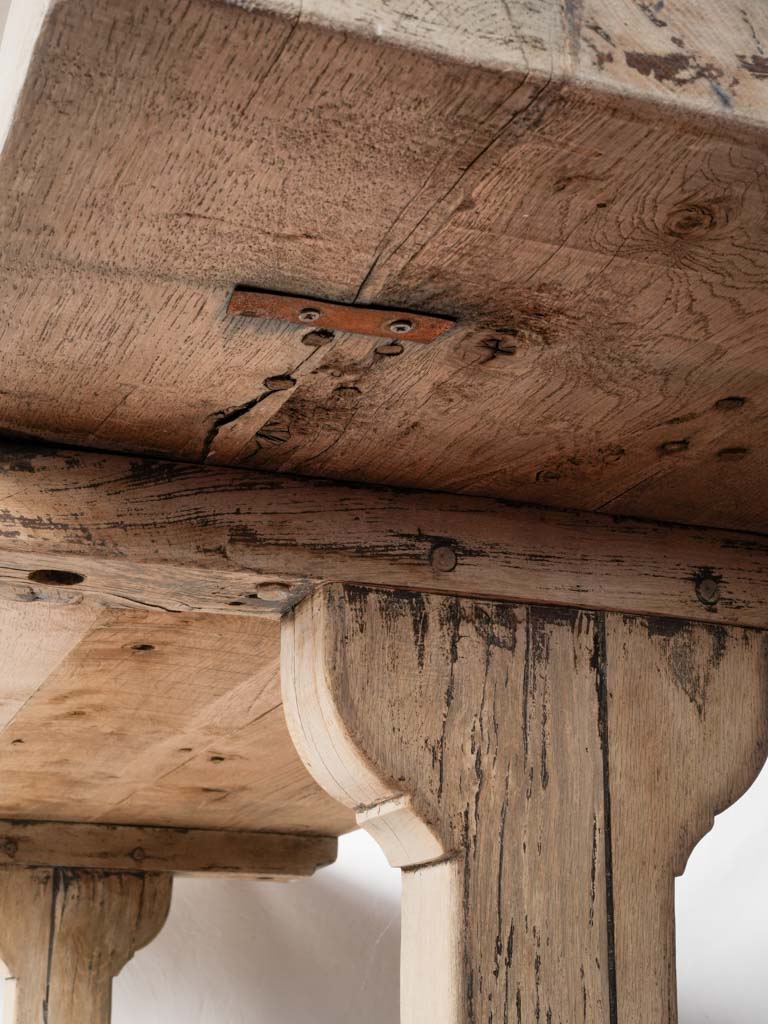 French monastery-style dining table  