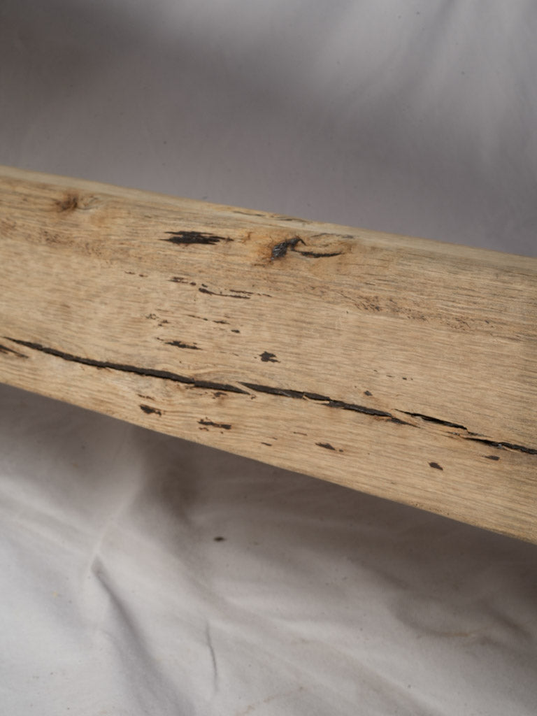 Raw texture oak dining table  