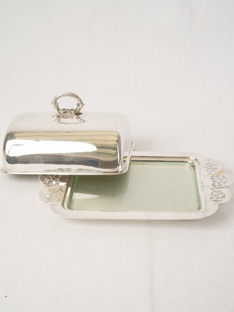 Ornate ring-handle dish