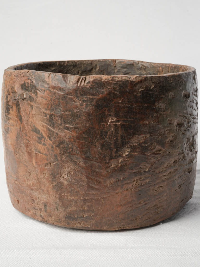 Hand carved wooden art piece