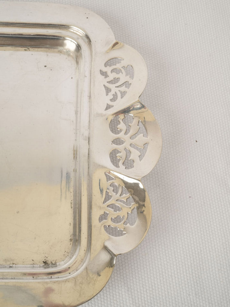 Authentic patina silverware