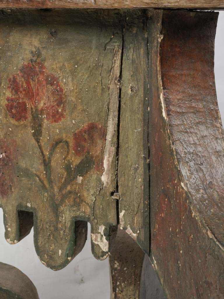 Timeworn patina Italian pique-cierge