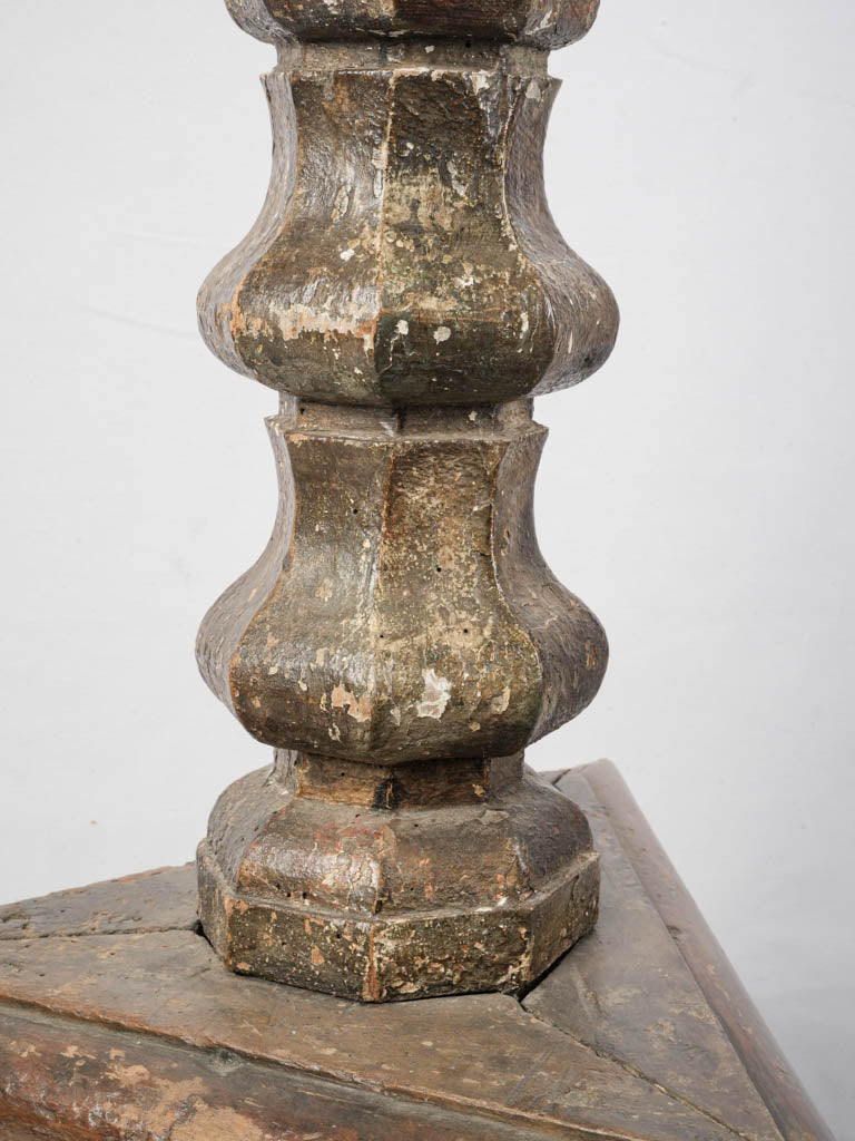 Authentic sculptural candle holder
