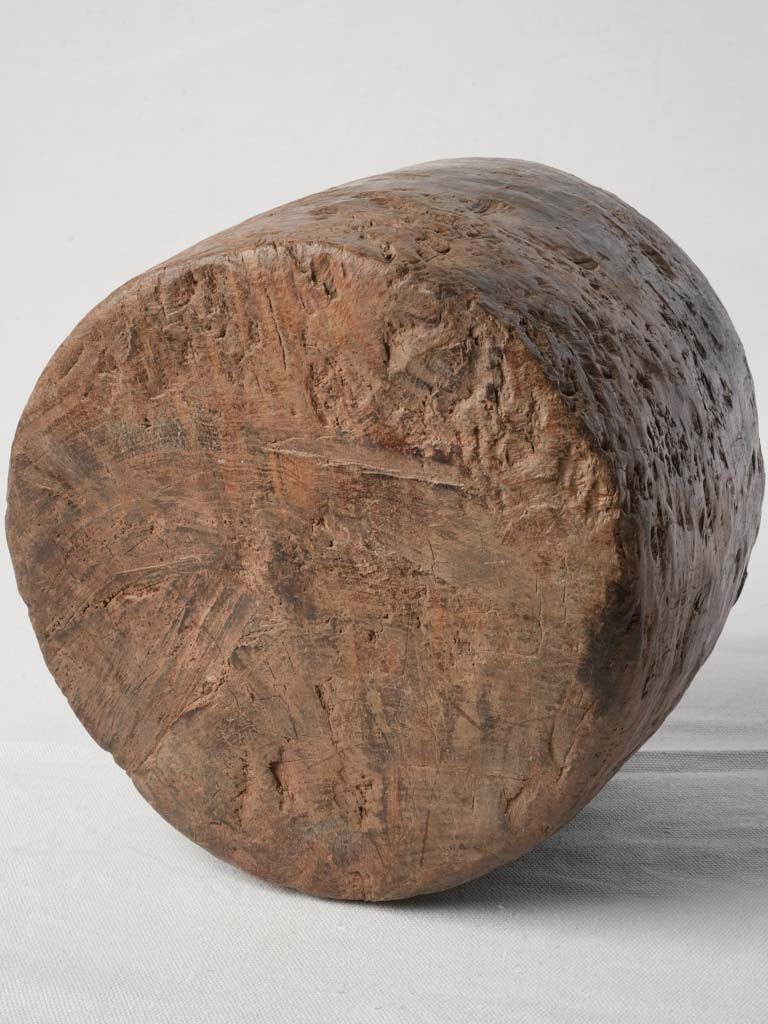 Traditional folk art wooden pot