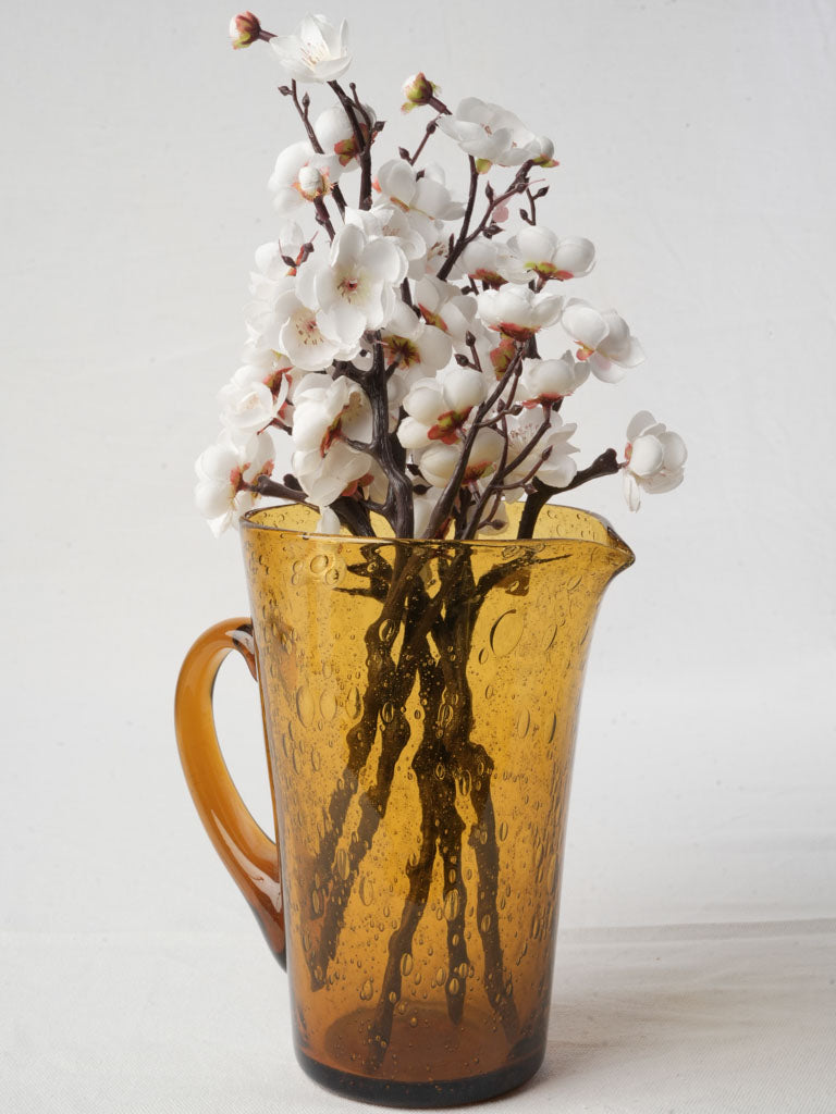 Radiant hand blown pitcher