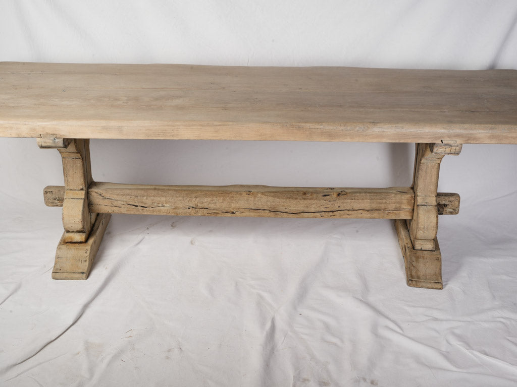 Antique-style oak dining table  