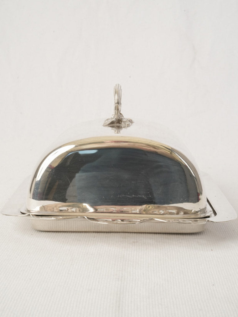Lustrous 1920s butter dish