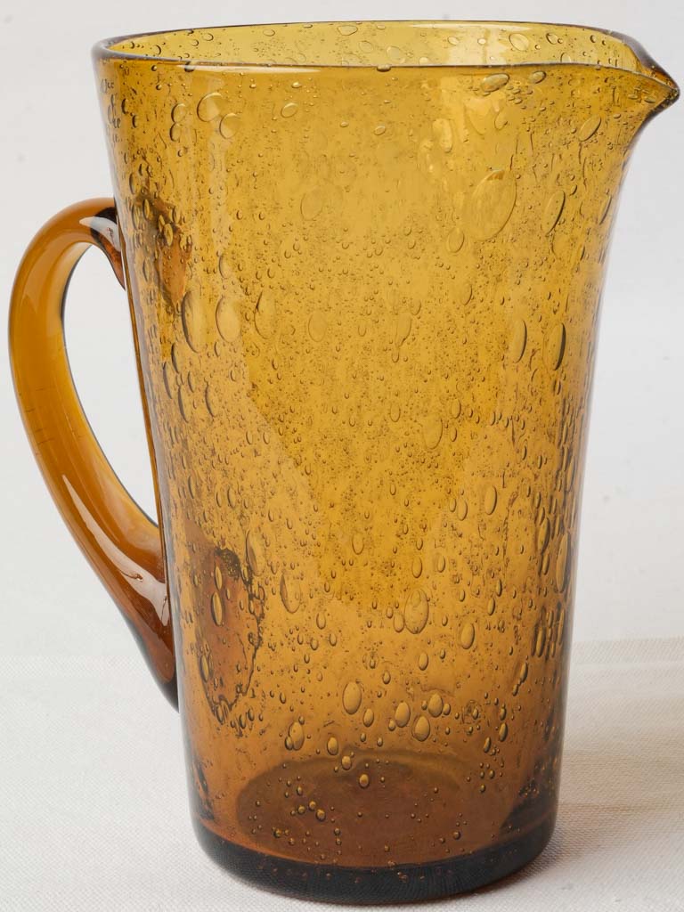 Handcrafted Biot style pitcher