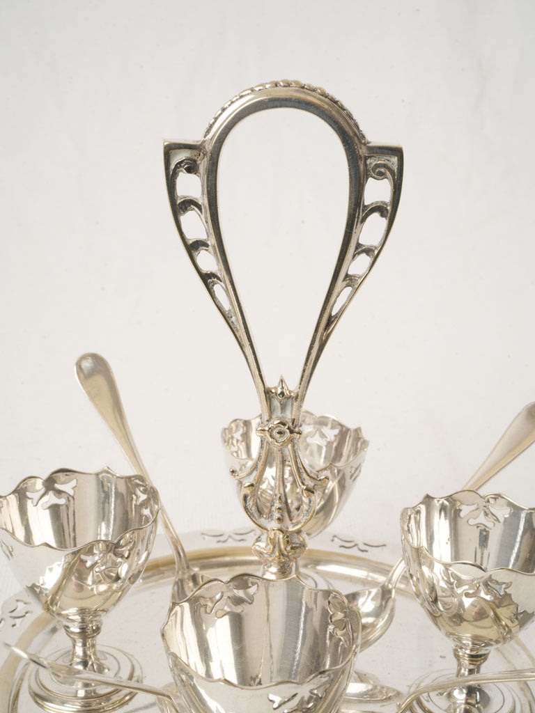 Stylish flared edge egg cups