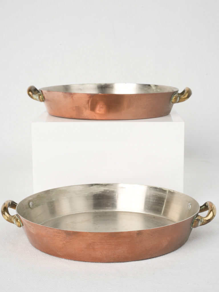 Charming rustic French cooking pans