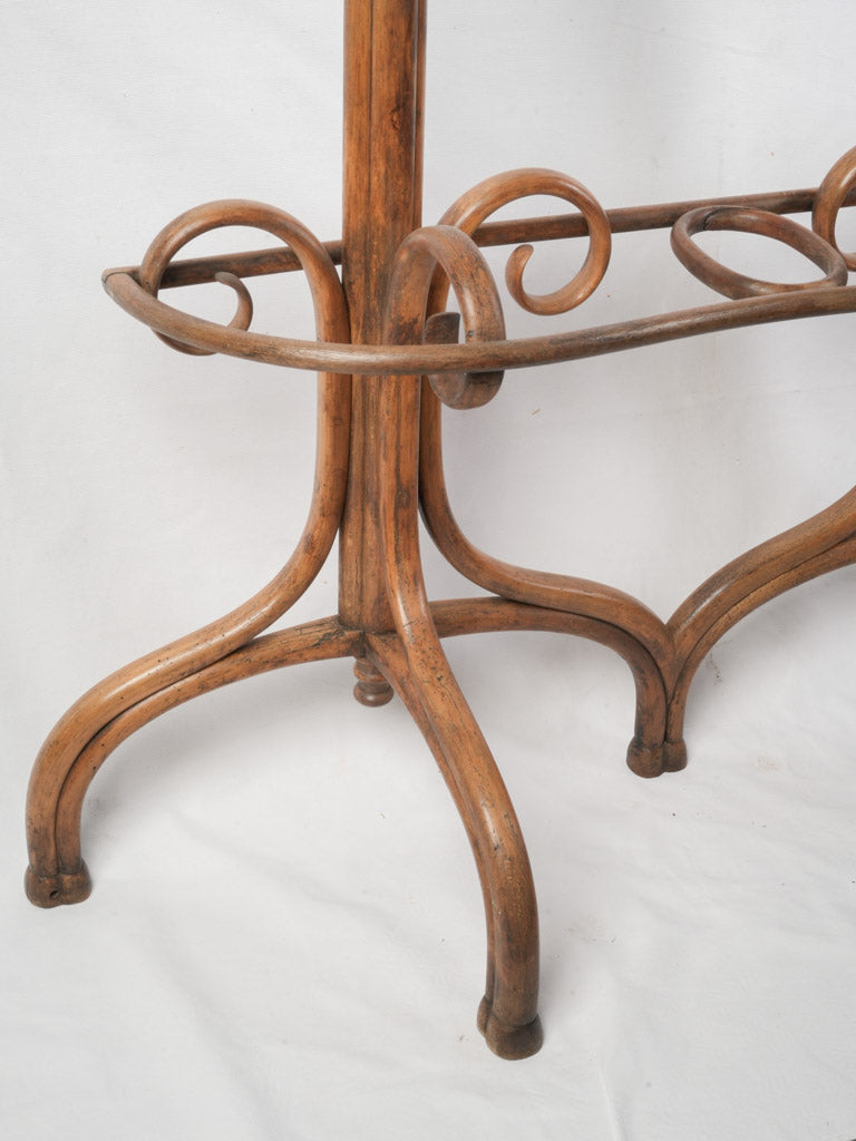 Aged wood umbrella holder