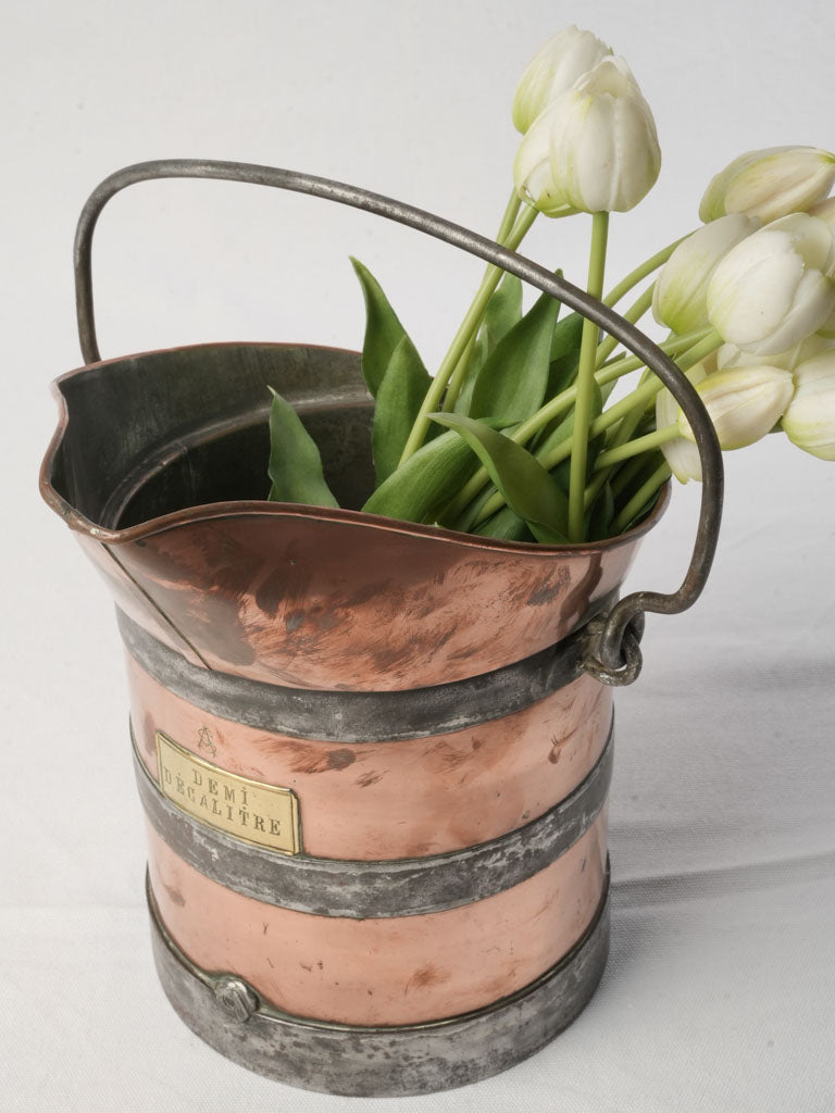 Wrought iron cellar vessel