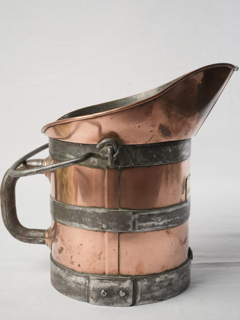 Rustic copper wine accessory