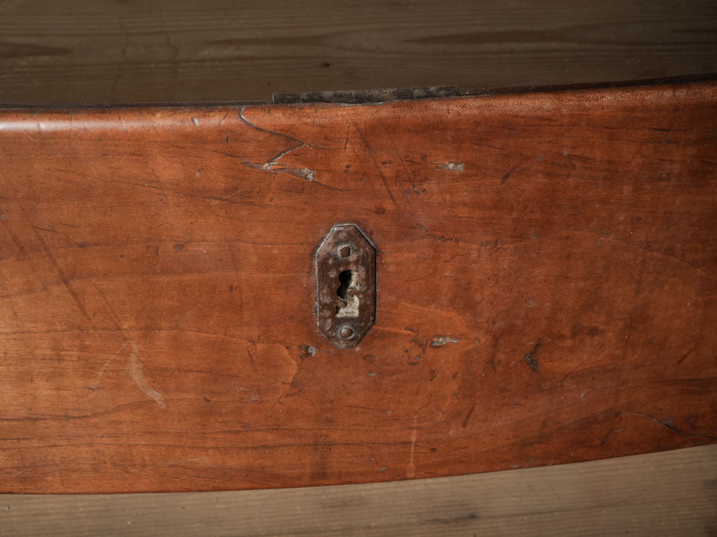 Elegant French Commode in Walnut or Wild Cherry w/ Hoof Feet Late 18th Century - 37½" x 48"