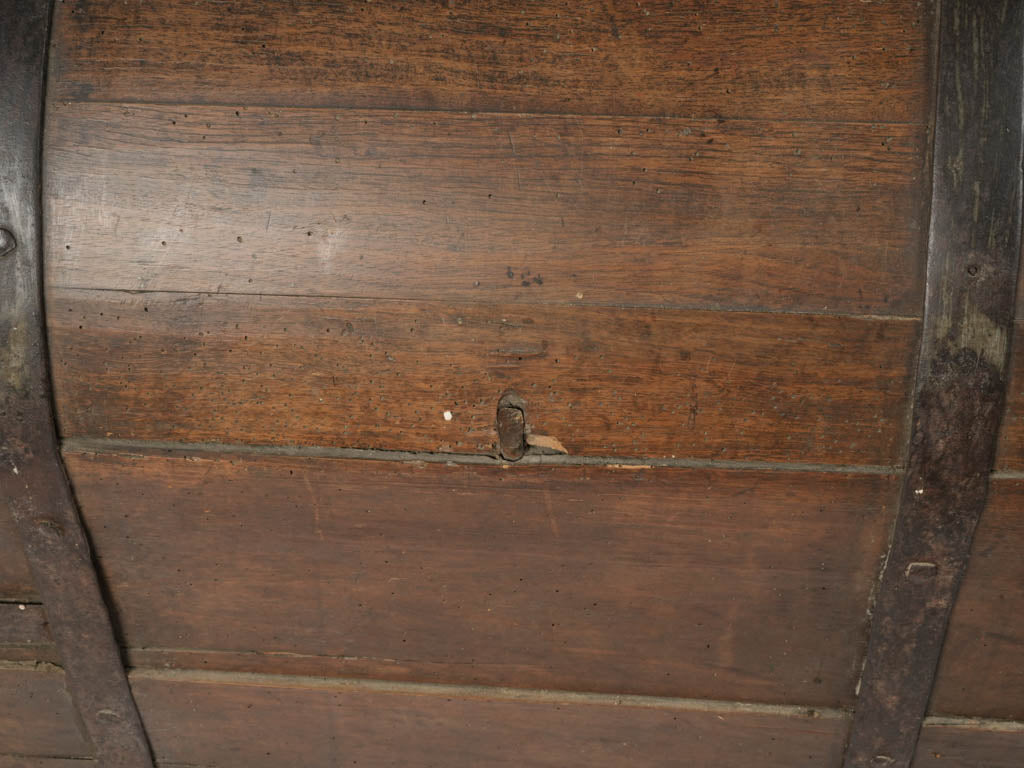 Exquisite, timeless treasure chest | Antique Chest with Forged Hardware – Inherited by Lucienne Lazon, Creator of the Palme d'Or 27¼" x 50¾