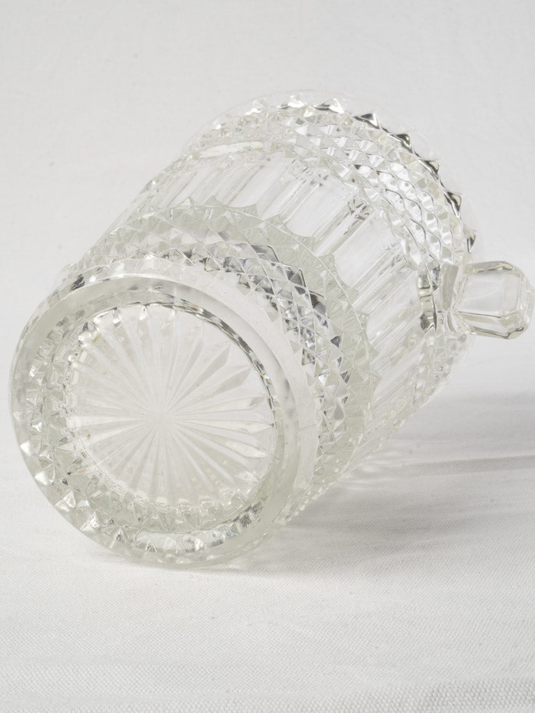 Sophisticated decorative French glass accent