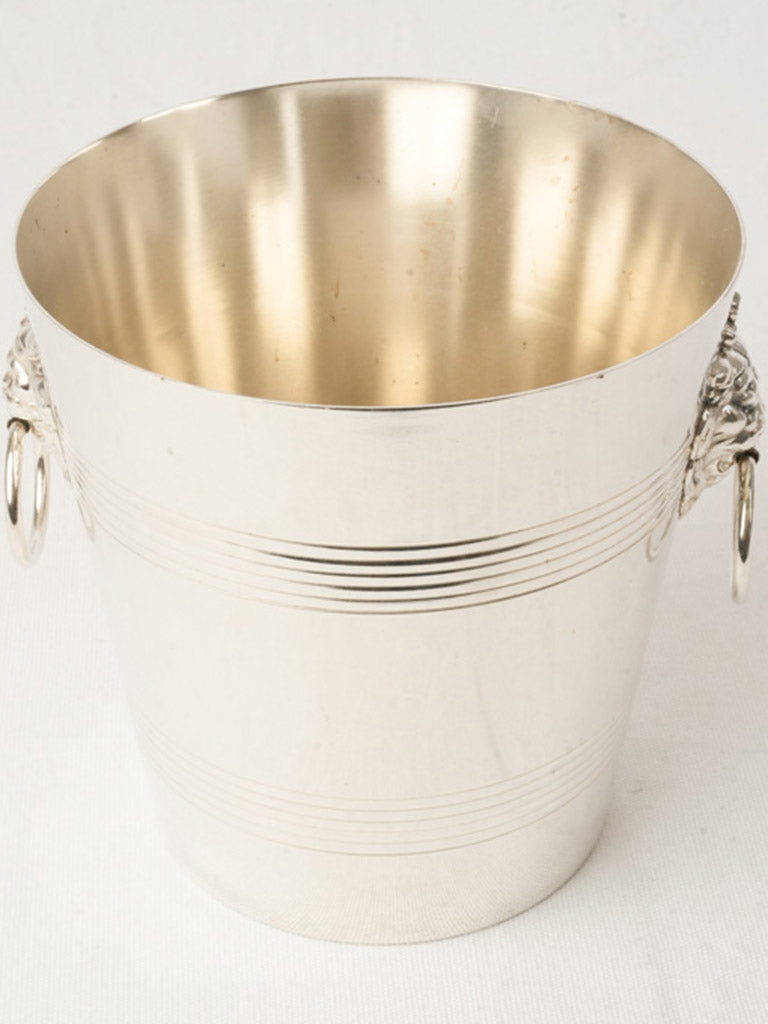 Refined mid-century champagne bucket
