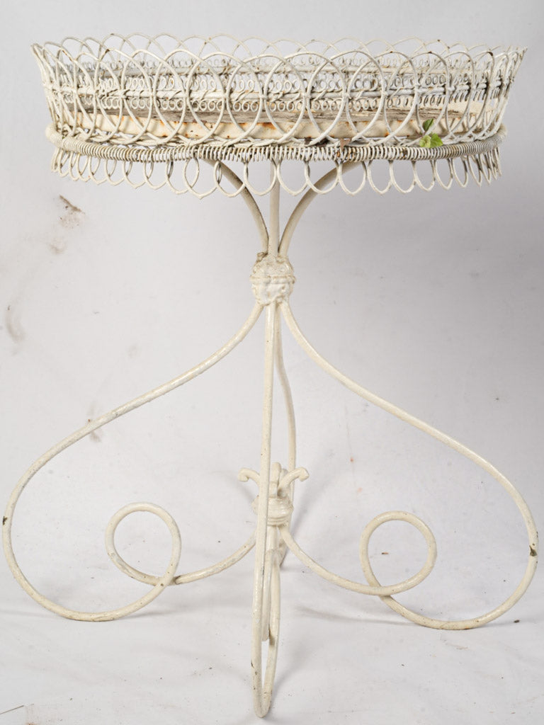 Sculptural 20th-century garden stand  