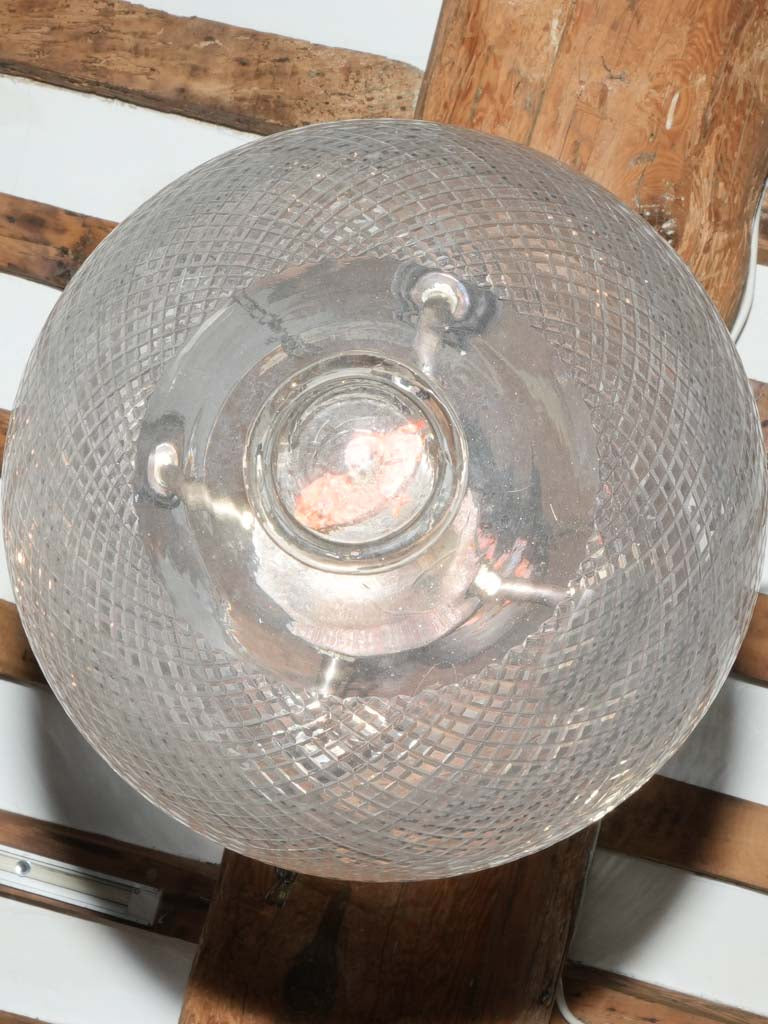 Nineteenth-century inspired 4-light glass pendant