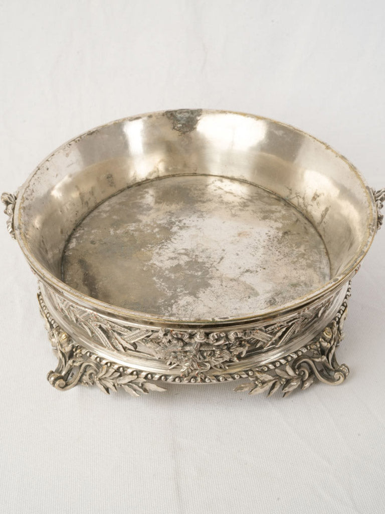 Richly cast Revival-style jardinière