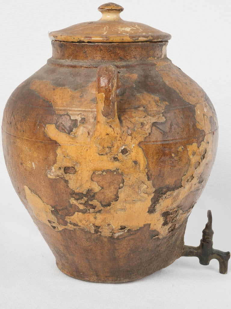 Rustic French home-making terracotta pot