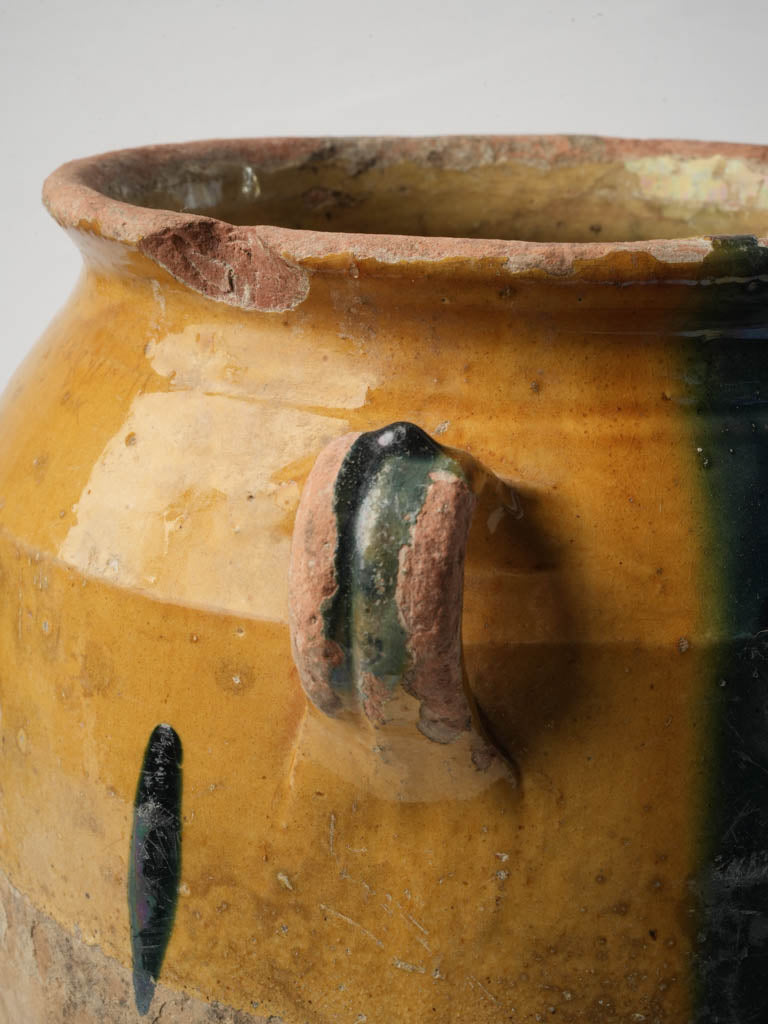 Timeless patinated storage jar