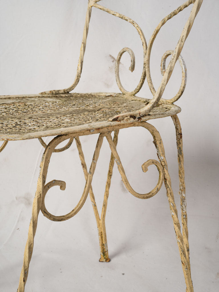 Elegant weathered outdoor furniture set