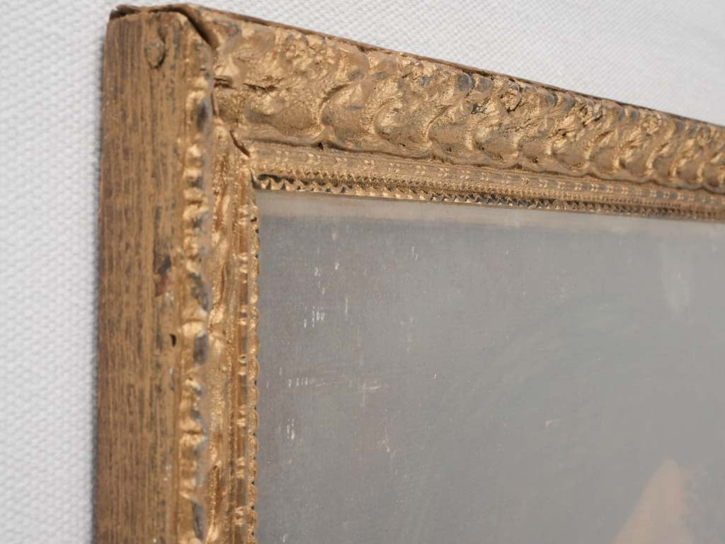 Artistic early-1900s leek chromolithograph