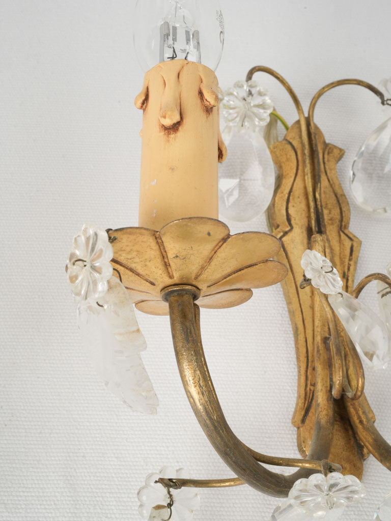 Elegant antique candle sconces