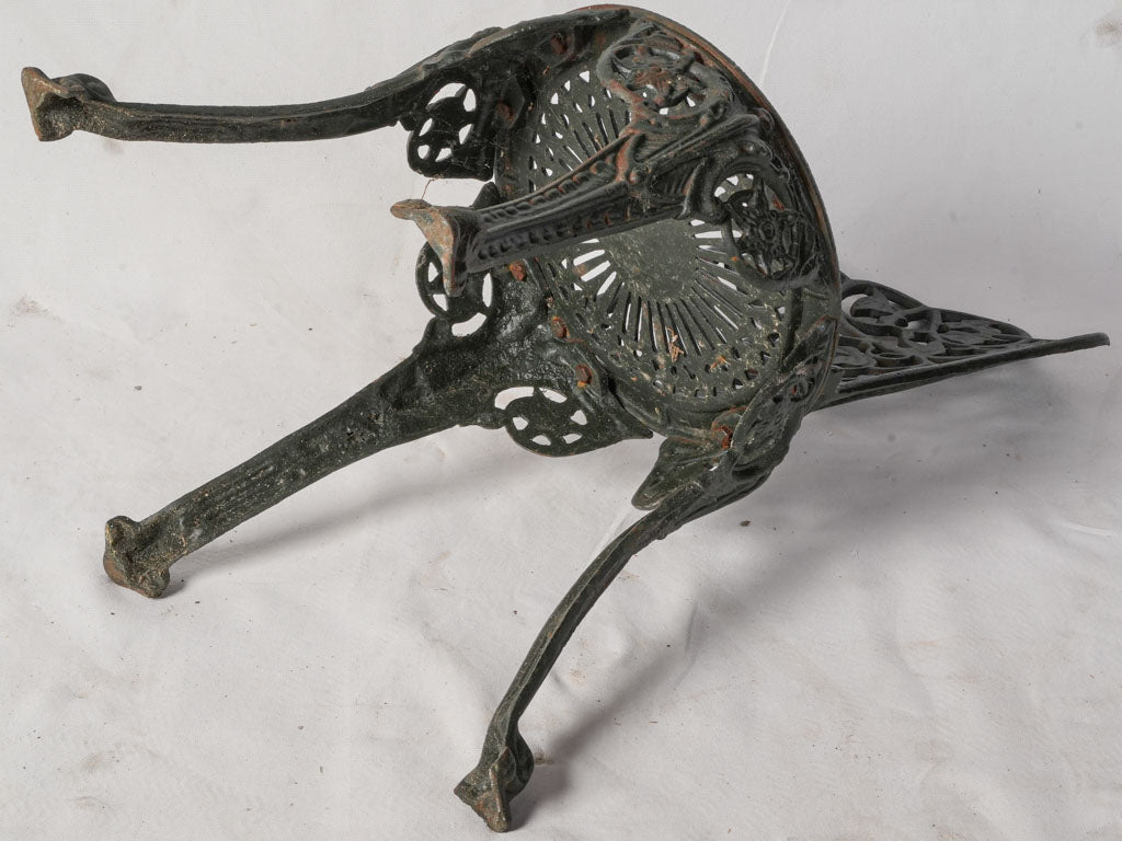 Intricate Victorian-style outdoor furniture