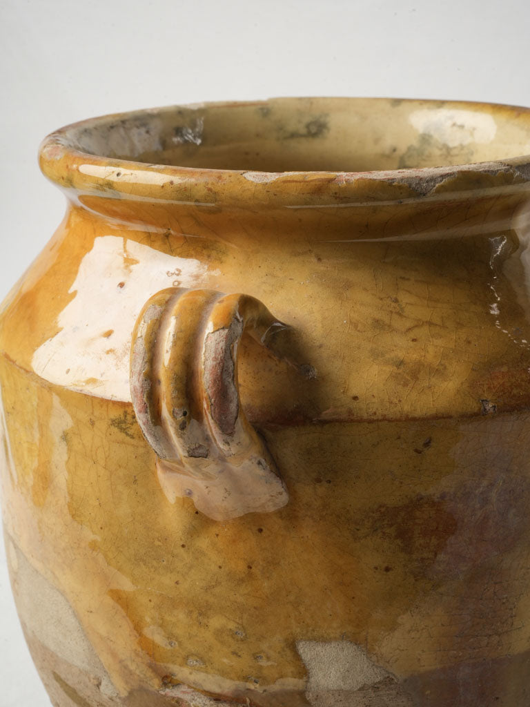 Charming rustic kitchen earthenware pot