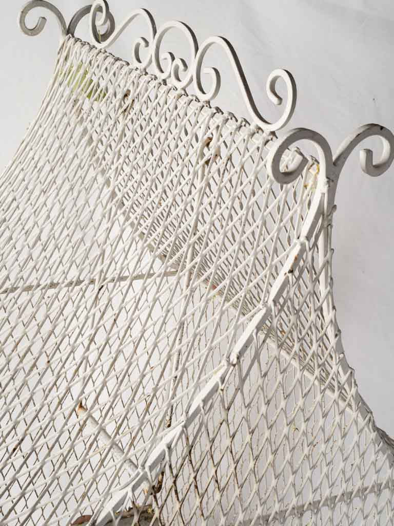 Charming Mid 20th-Century Wrought Iron Birdcage W/ Scrollwork - 67"