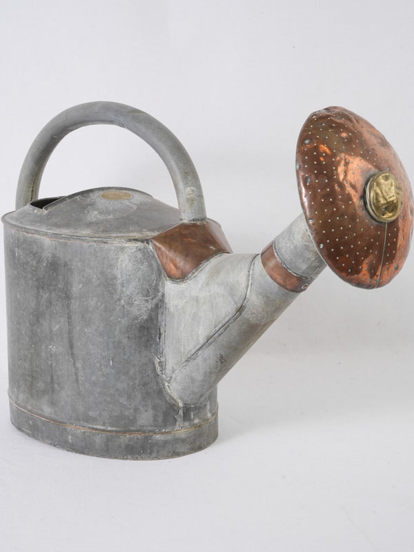 Vintage large zinc watering can